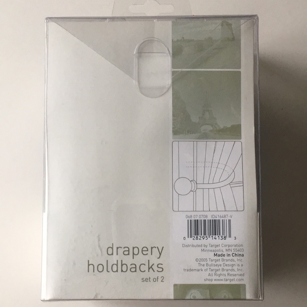 Drapery holdbacks - Picture 3 of 5